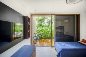 Um quarto de praia para os adolescentes