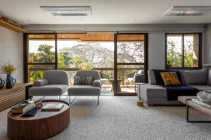 Quando a casa passa a refletir quem mora nela: um living contemporâneo com identidade