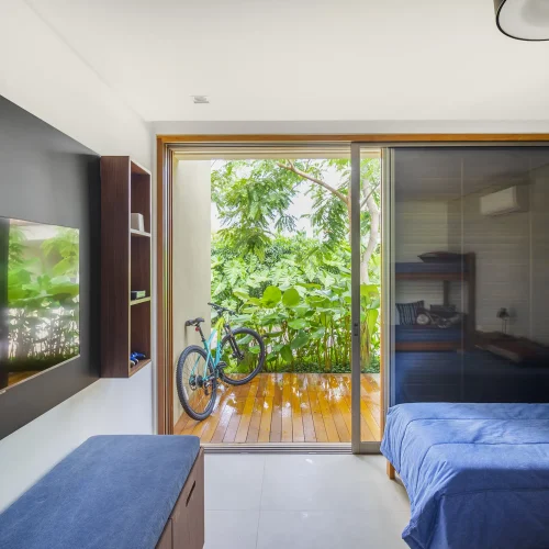 Um quarto de praia para os adolescentes